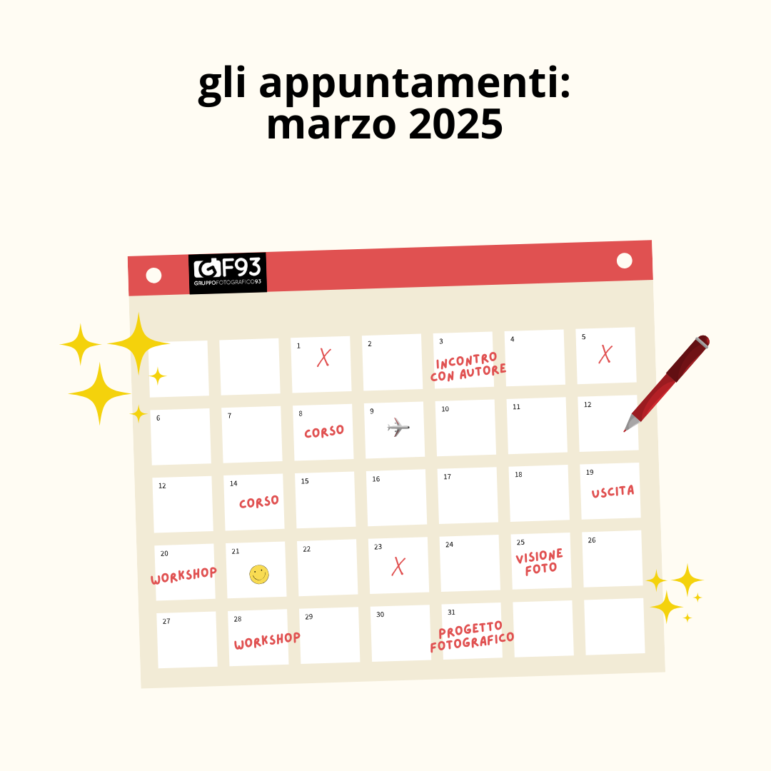 Gli appuntamenti: marzo 2025